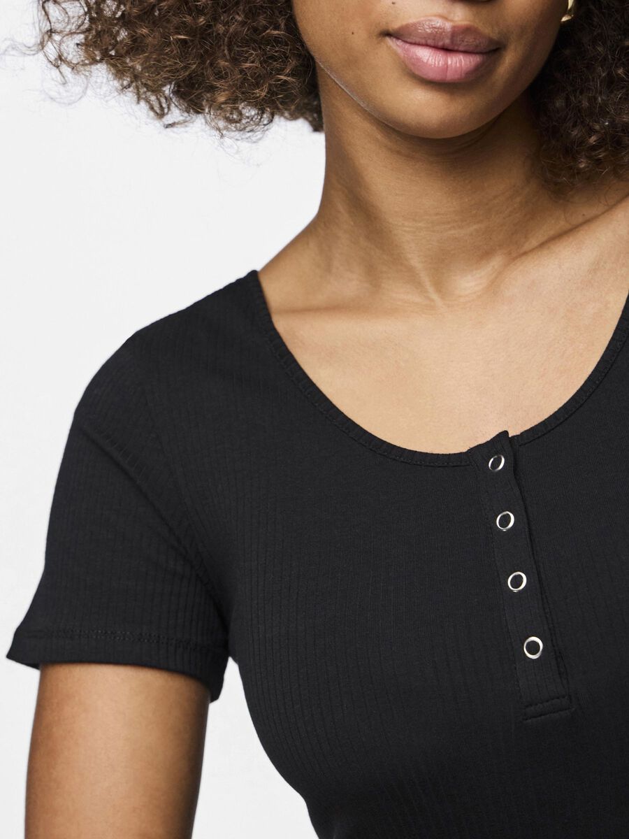 Carousel image - PCKITTE T-SHIRT, Black | 4