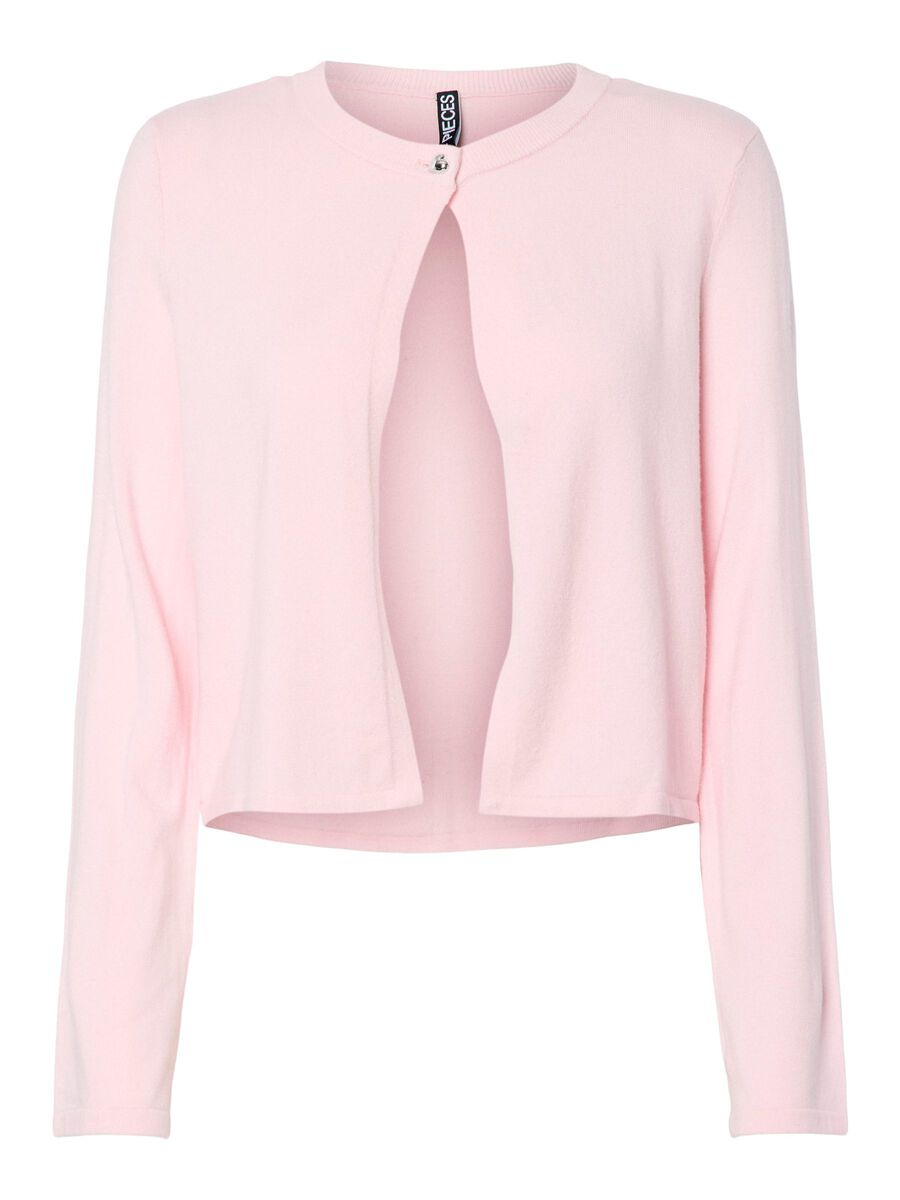 Pieces PCORINA STRICKJACKE, Pink-A-Boo, highres - 17159135_PinkABoo_001.jpg