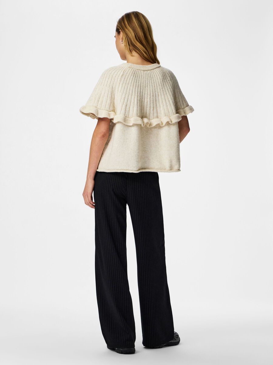 Product carousel image - PCBEI R&Uuml;SCHEN STRICKOBERTEIL, Egret | 2