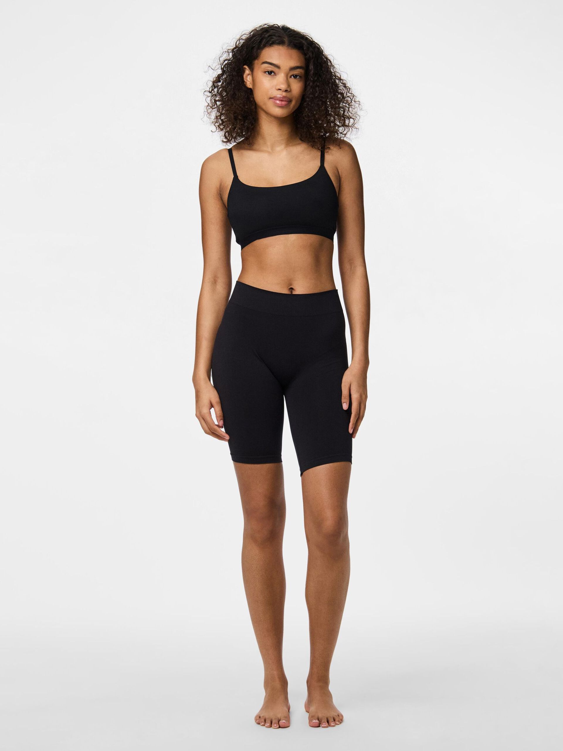 Carousel image - PCLONDON NYLON BIKE SHORTS, Black | 3