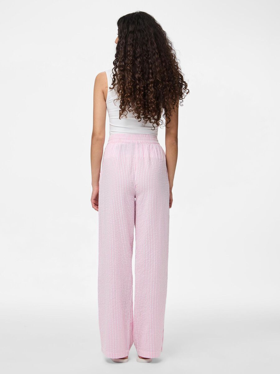 Pieces PCSALLY SEERSUCKER TROUSERS, Pastel Lavender, highres - 17146656_PastelLavender_1109696_004.jpg