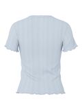 Pieces PCMARIE HULMØNSTRET T-SHIRT, Cashmere Blue, highres - 17152053_CashmereBlue_002.jpg