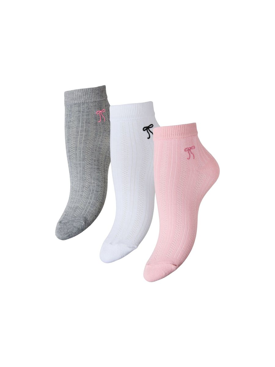 Product carousel image - PCFOWA STRIK 3 PACK SOKKEN, Bright White | 1
