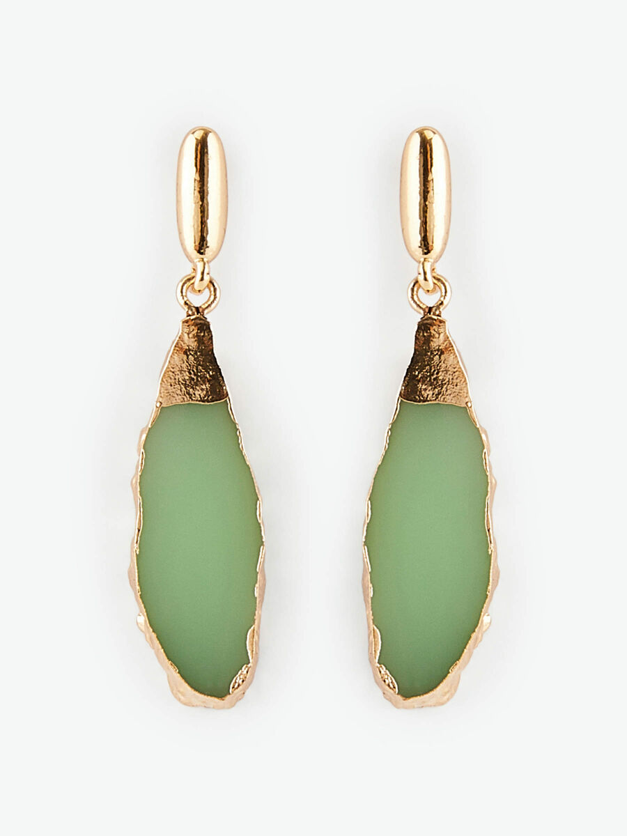 Pieces LANGE GOLDENE OHRRINGE, Pastel Green, highres - 17105476_PastelGreen_001.jpg