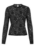 Pieces LACE BLOUSE, Black, highres - 17113255_Black_001.jpg