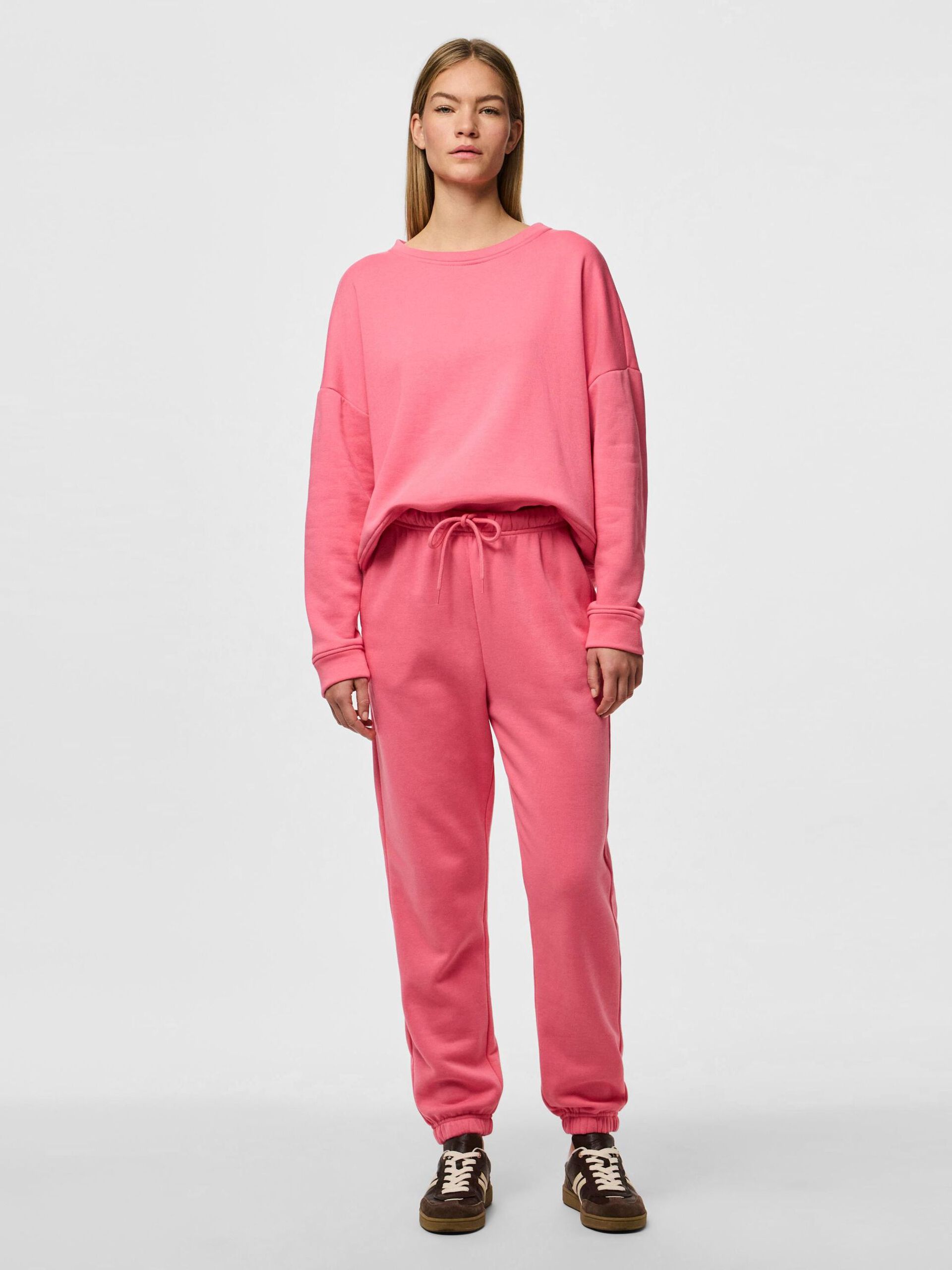 Carousel image - PCCHILLI JOGGING EN MOLLETON, Pink Lemonade | 3