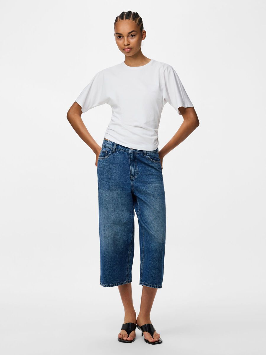 Product carousel image - PCALLI FITTED  T-SHIRT, Bright White | 1