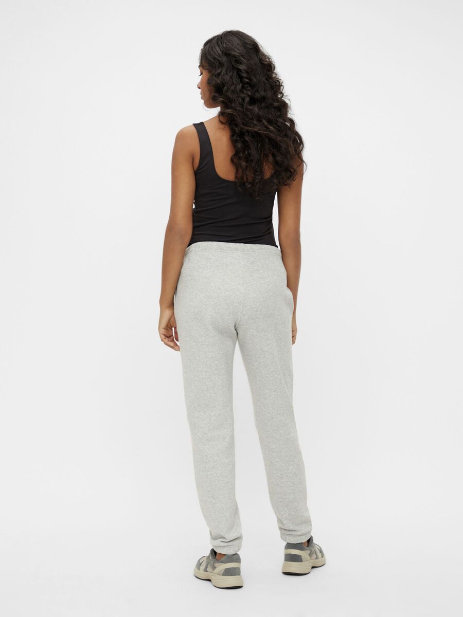 Mama.licious VENTE-BUKSER SWEATPANTS, Light Grey Melange, highres - 20012771_LightGreyMelange_004.jpg