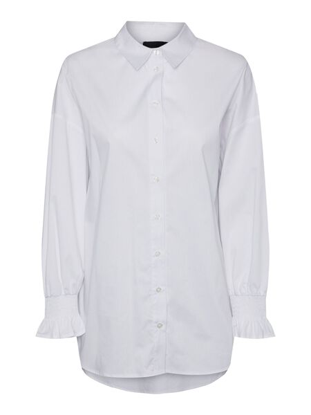 Pieces CHEMISE À MANCHES LONGUES, Bright White, highres - 17141701_BrightWhite_001.jpg
