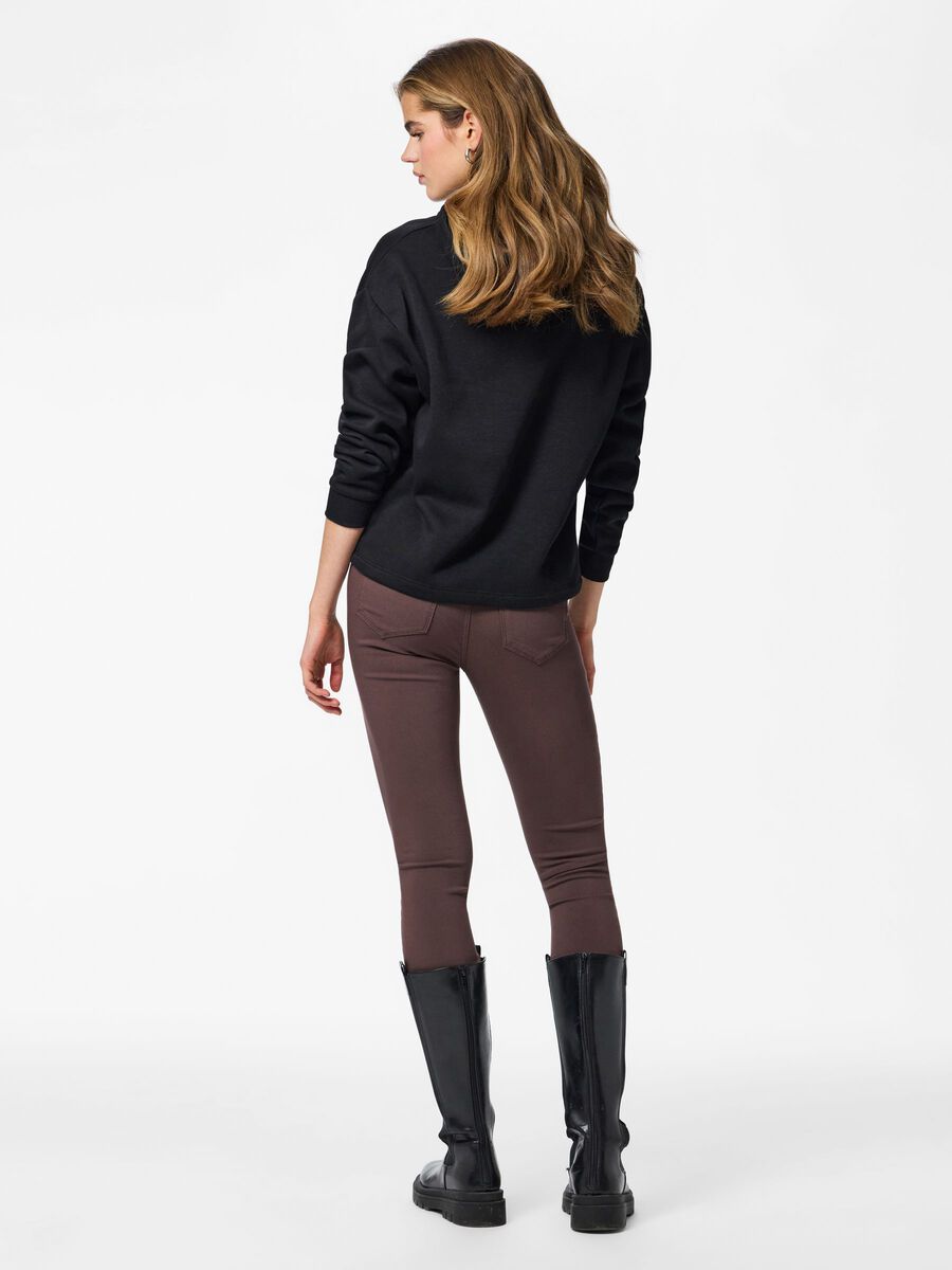 Product carousel image - PCHIGHSKIN HW JEGGINGS, Hot Fudge | 2