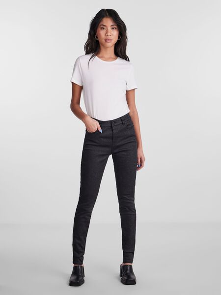Pieces PCSHINE SKINNY FIT JEANS, Black, highres - 17143654_Black_1065255_005.jpg