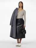 Pieces PCNEETH FAUX LEATHER SKIRT, Black, highres - 17151696_Black_007.jpg