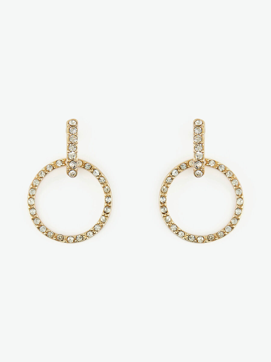 PIECES Cirkel Øreringe Kvinder Guld Female Gold Colour ONE SIZE