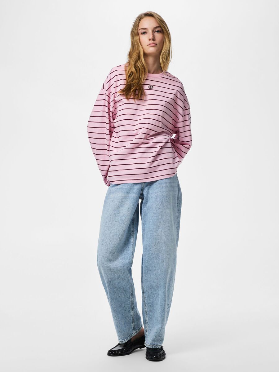 Product carousel image - PCSADIE BARREL LANGARMSHIRT, Roseate Spoonbill | 1