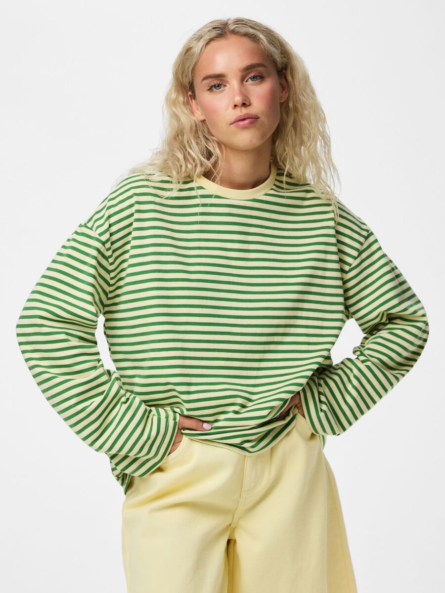 Carousel image 1 PCSADIE LONG SLEEVED TOP, French Vanilla