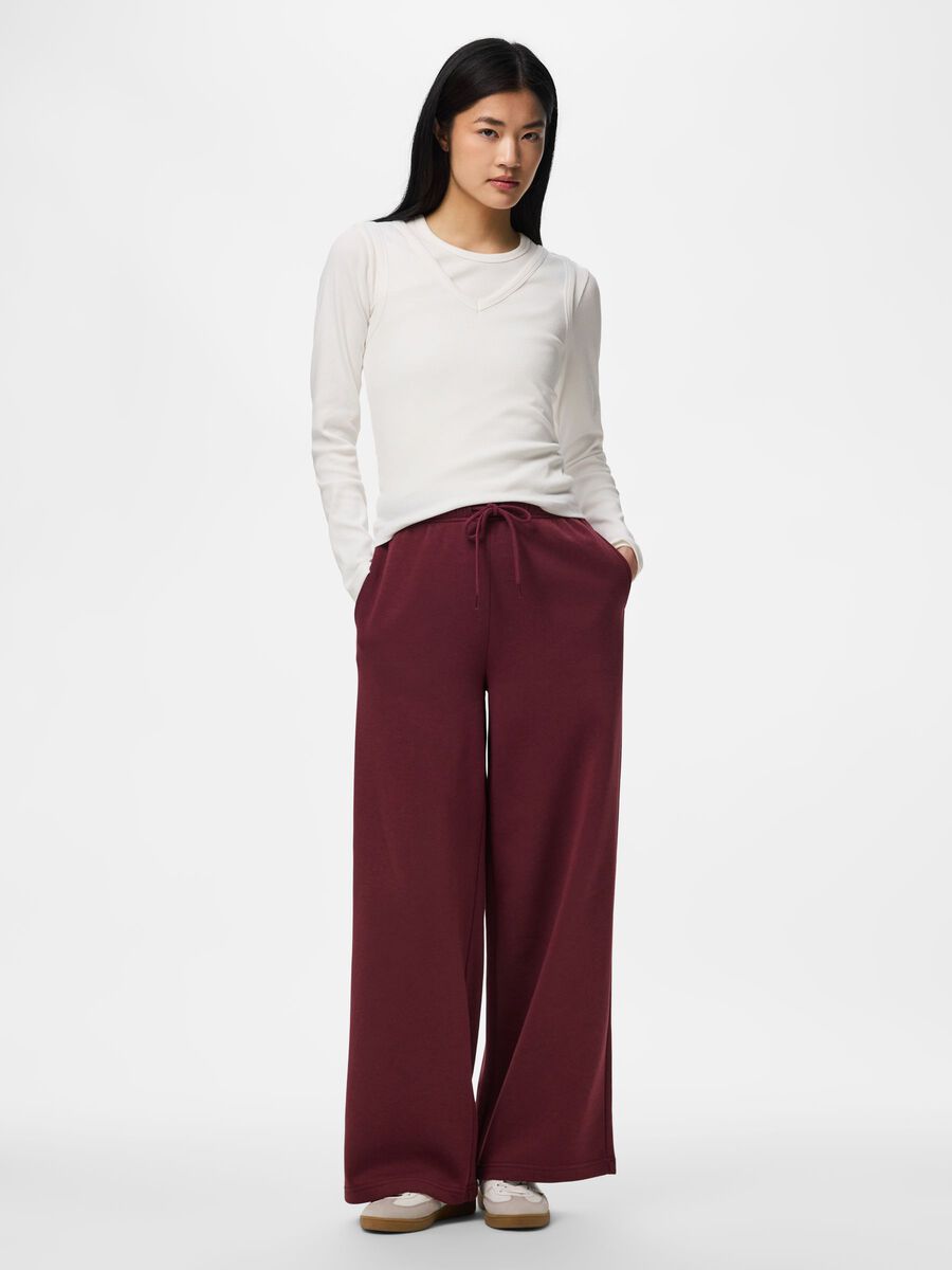 Carousel image - PCCHILLI HW VIDA SWEATPANTS, Tawny Port | 3