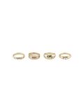 Pieces PCFAURA 4-PACK RING, Gold Colour, highres - 17116841_GoldColour_008.jpg