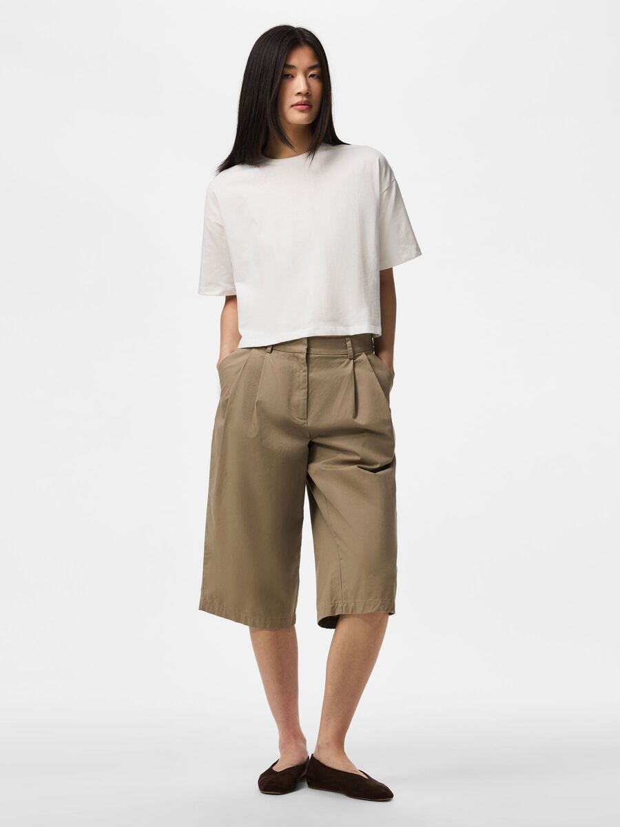 Product carousel image - PCSADIE 2/4 BOXY  T-SHIRT, Cloud Dancer | 1