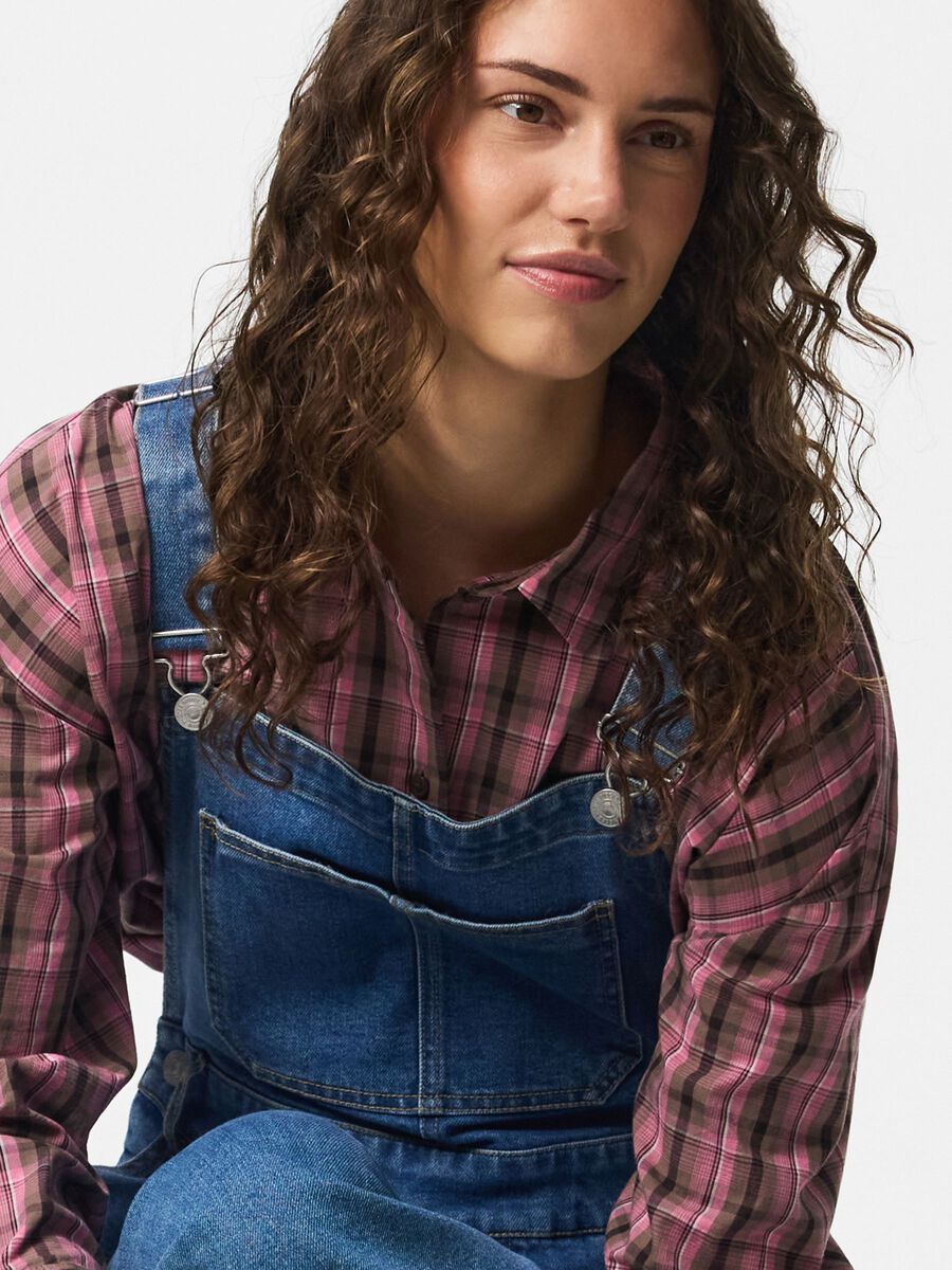 Carousel image 7 PCALICE - OVERSIZE SALOPETTE, Medium Blue Denim