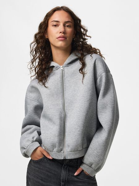 Pieces PCBUCUBA RITS SCUBA HOODIE, Light Grey Melange, highres - 17162980_LightGreyMelange_003.jpg
