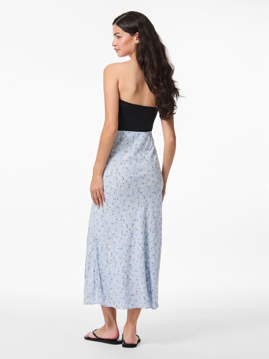 Pieces PCNYA MIDI SKIRT, Cashmere Blue, highres - 17147811_CashmereBlue_1091556_004.jpg