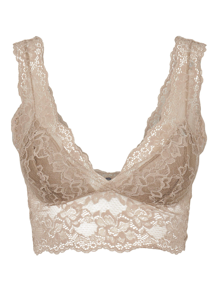 Pieces PCLINA LACE BRALETTE, Fossil, highres - 17096003_Fossil_001.jpg