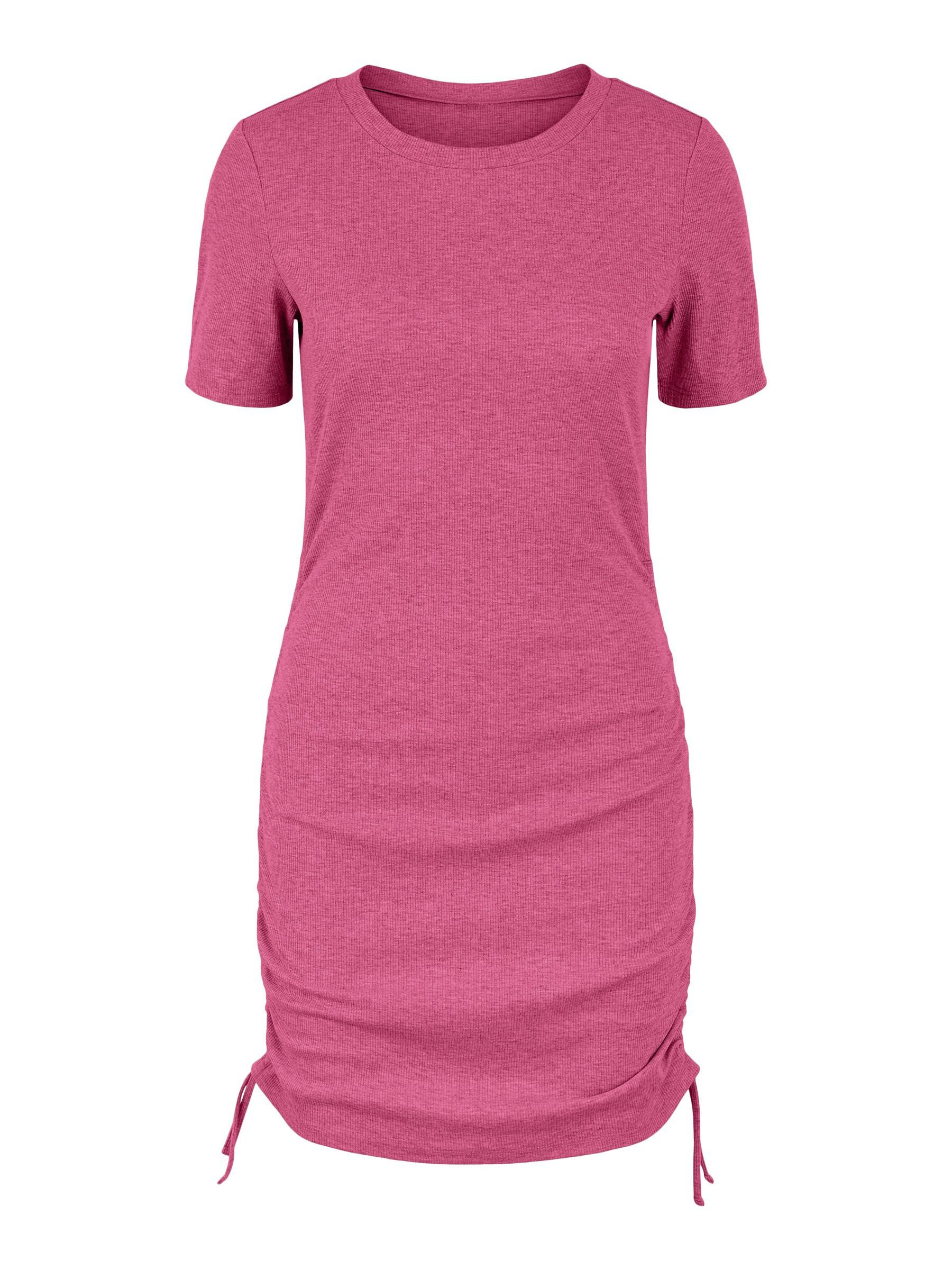 Hot pink t shirt dress sales
