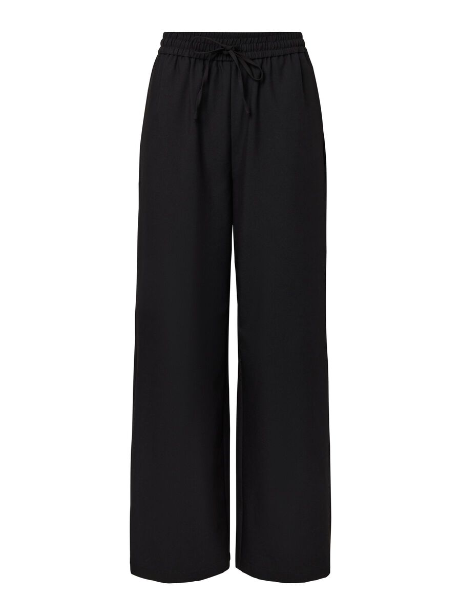 Product carousel image - PCBOSELLA HW WIDE LEG HOSE, Black | 1