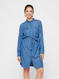 Pieces PCNISSA SHIRT DRESS, Dark Blue Denim, highres - 17102813_DarkBlueDenim_003.jpg