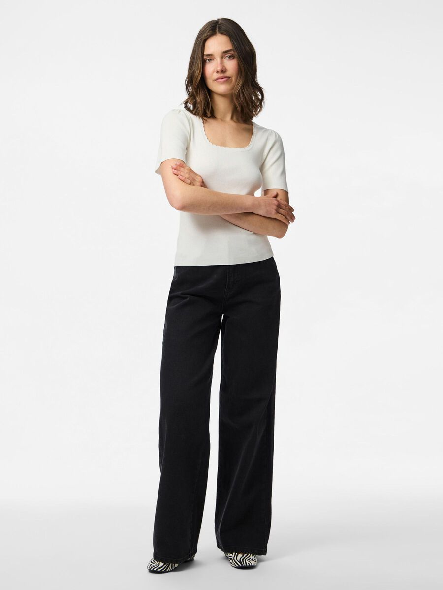 Pieces PCJULINE KNITTED TOP, Cloud Dancer, highres - 17159166_CloudDancer_005.jpg