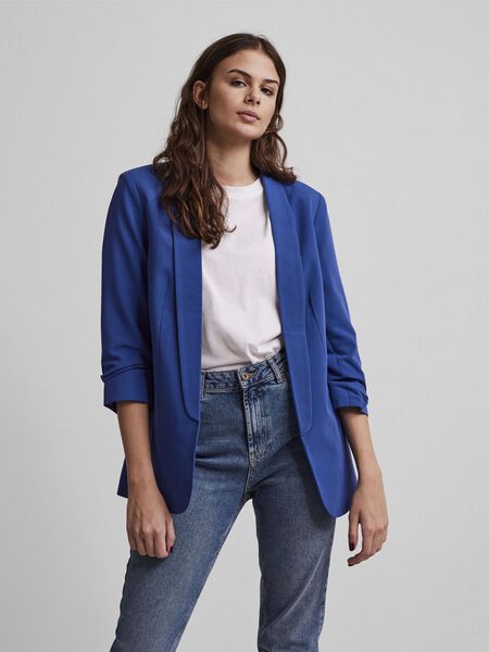 Pieces LONG CLASSIC BLAZER, Clematis Blue, highres - 17090996_ClematisBlue_003.jpg