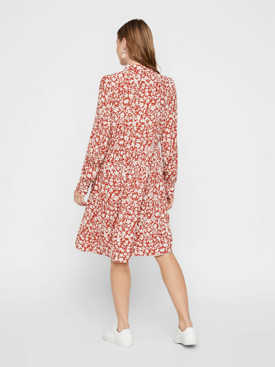Pieces VESTIDO CAMISERO, Picante, highres - 17106341_Picante_785474_004.jpg