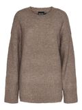 Pieces PCNANCY KNITTED PULLOVER, Fossil, highres - 17139846_Fossil_001.jpg