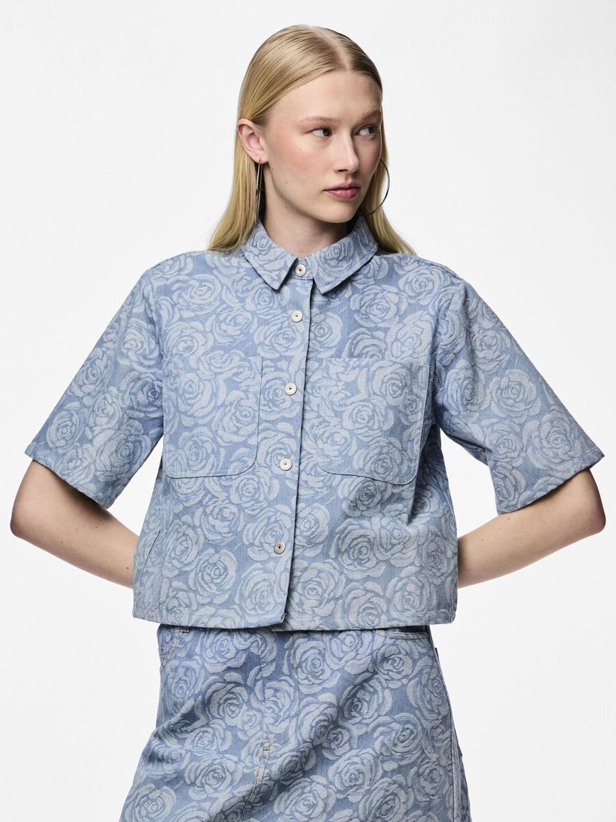 Pieces CAMISA VAQUERA, Light Blue Denim, highres - 17150876_LightBlueDenim_003.jpg