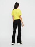 Pieces MID WAIST FLARED TROUSERS, Black, highres - 17096037_Black_004.jpg