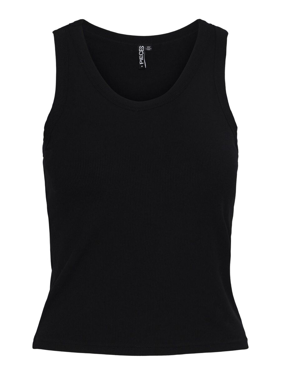 Pieces PCANIBI BRA TANK TOP, Black, highres - 17150269_Black_001.jpg