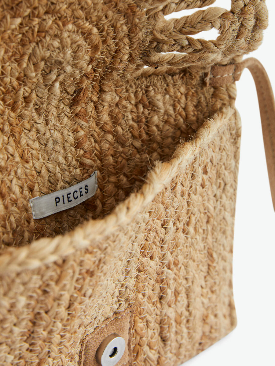 Carousel image - STRAW LOOK CROSSBODY BAG, Nature | 3