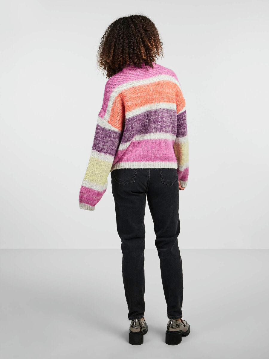 Pieces PCEMILYN WOOL KNITTED JUMPER, Rose Violet, highres - 17117976_RoseViolet_977159_004.jpg
