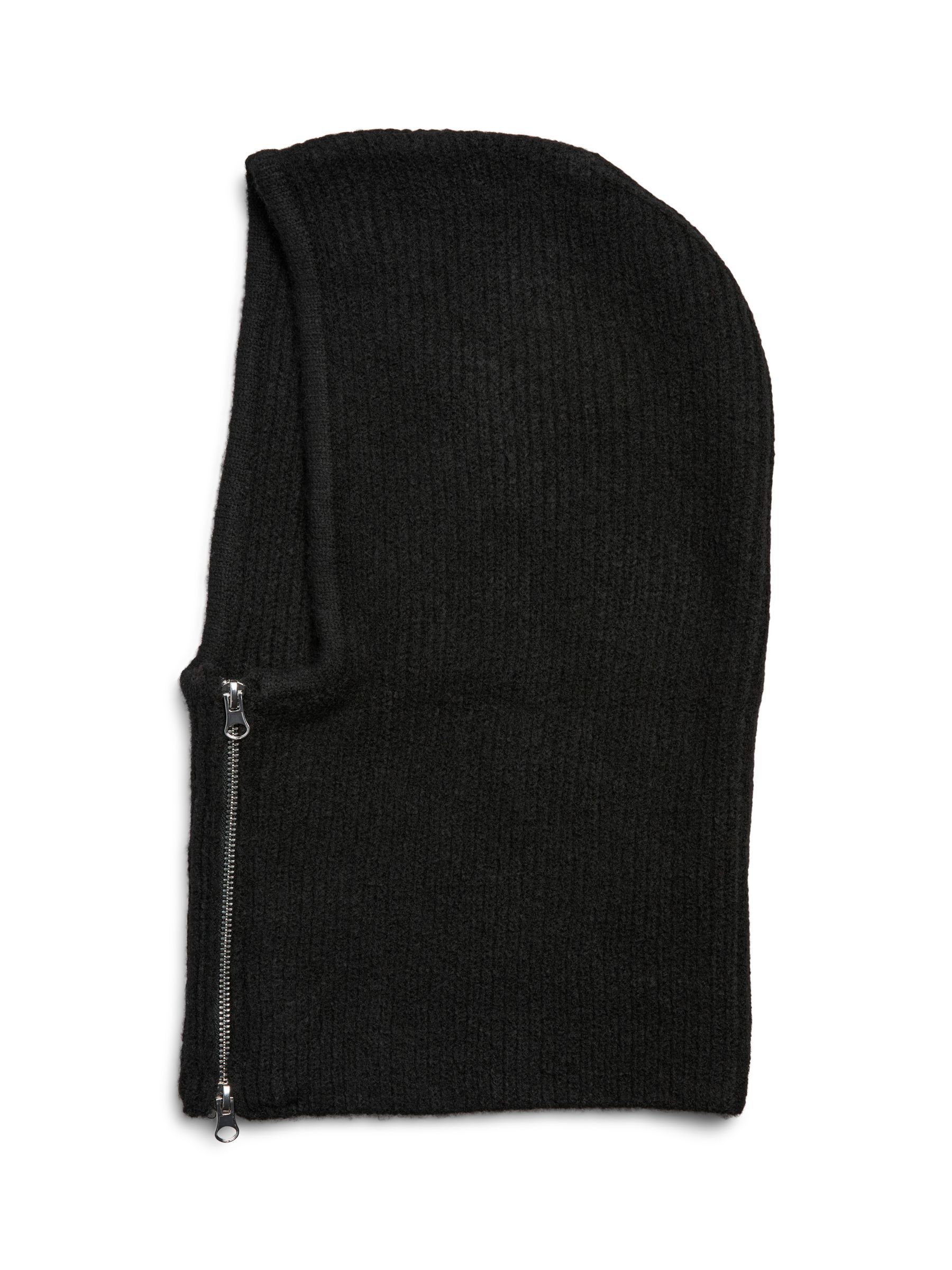 PCRIMI ZIP BALACLAVA | Black | PIECES® Germany