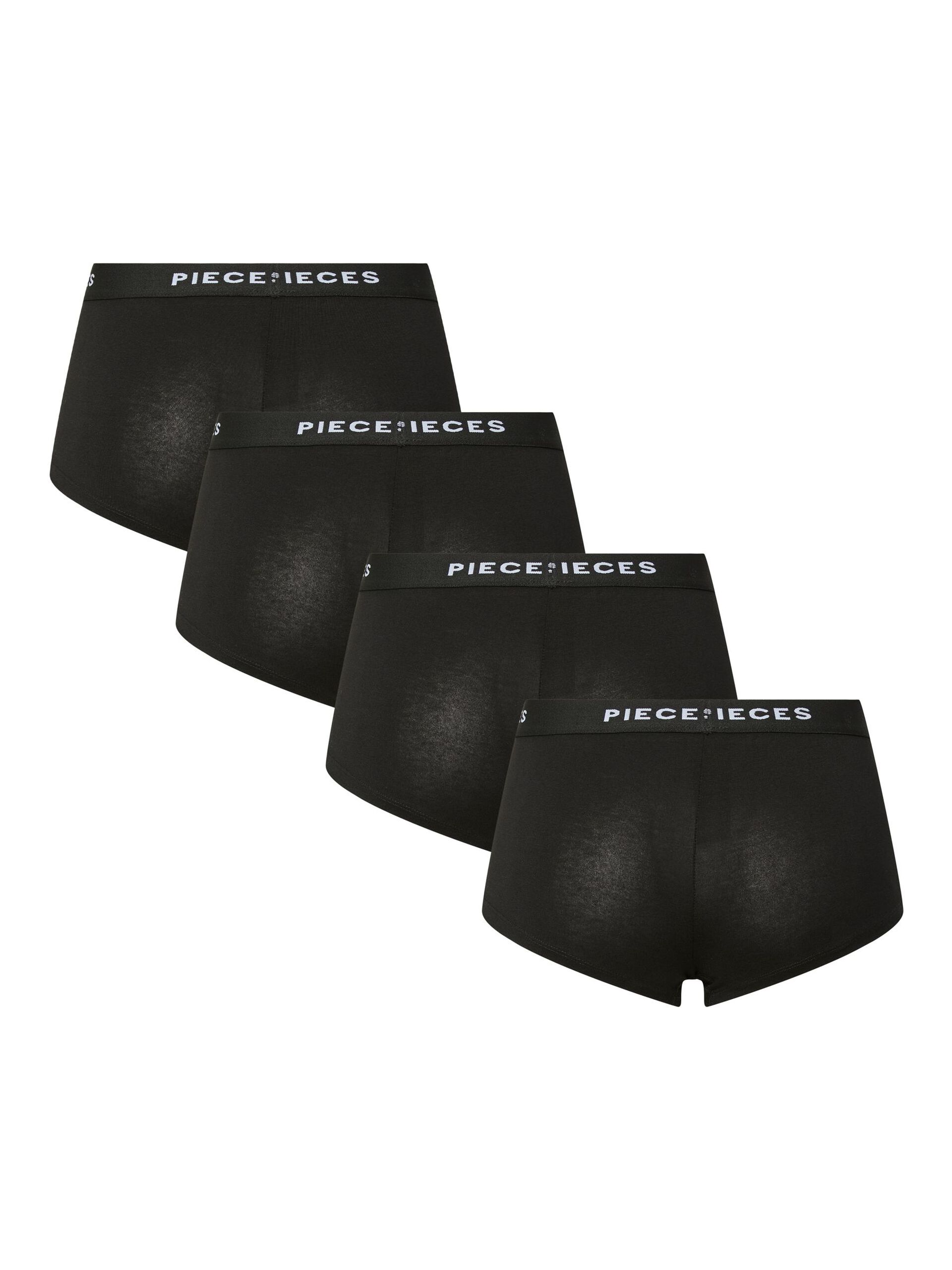 Carousel image - PCLOGO LADY BOXER SHORTS, Black | 3