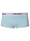 Pieces 4-PACK LOGO LADY BOXERSHORTS, Cool Blue, highres - 17091980_CoolBlue_008.jpg