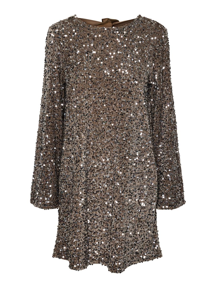 Product carousel image - PCKAM PAILLETTEN MINIKLEID, Morel | 2