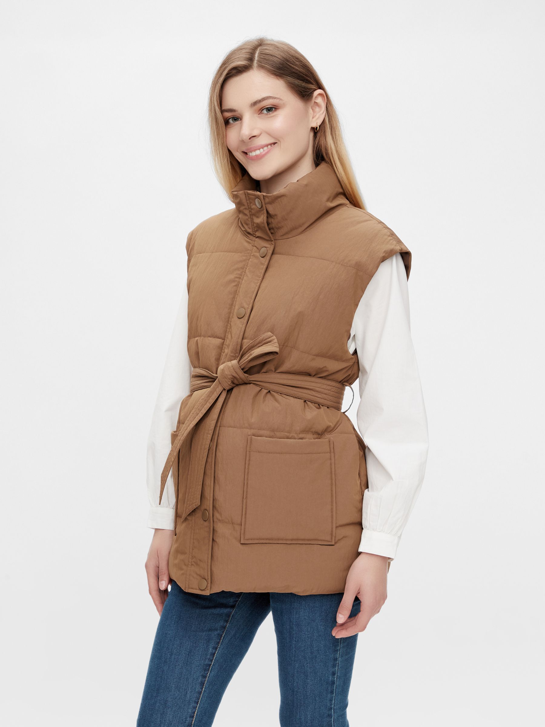 maternity down vest