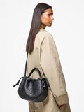 Pieces LARGE BRAIDED BALLOON BAG, Black, highres - 17160038_Black_003.jpg