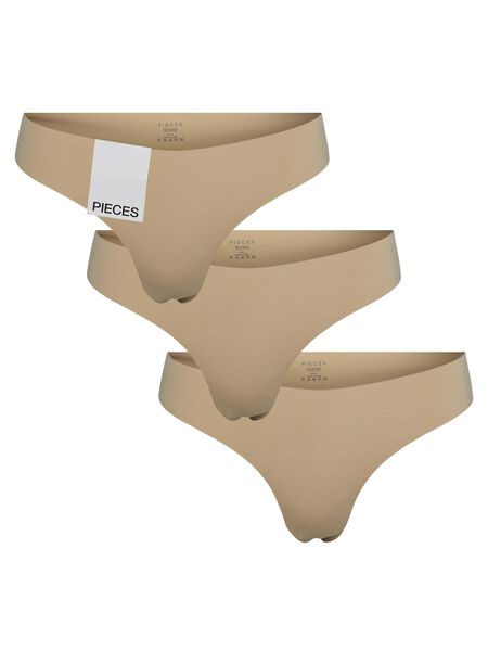Pieces PCNAMEE 3-PACK THONGS, Nude, highres - 17141726_Nude_1054194_001.jpg