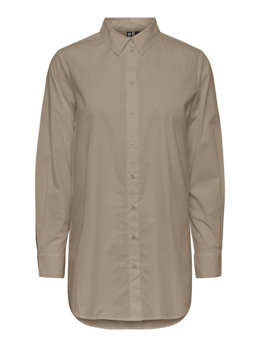 Pieces PCJIVA SHIRT, Silver Mink, highres - 17127359_SilverMink_001.jpg