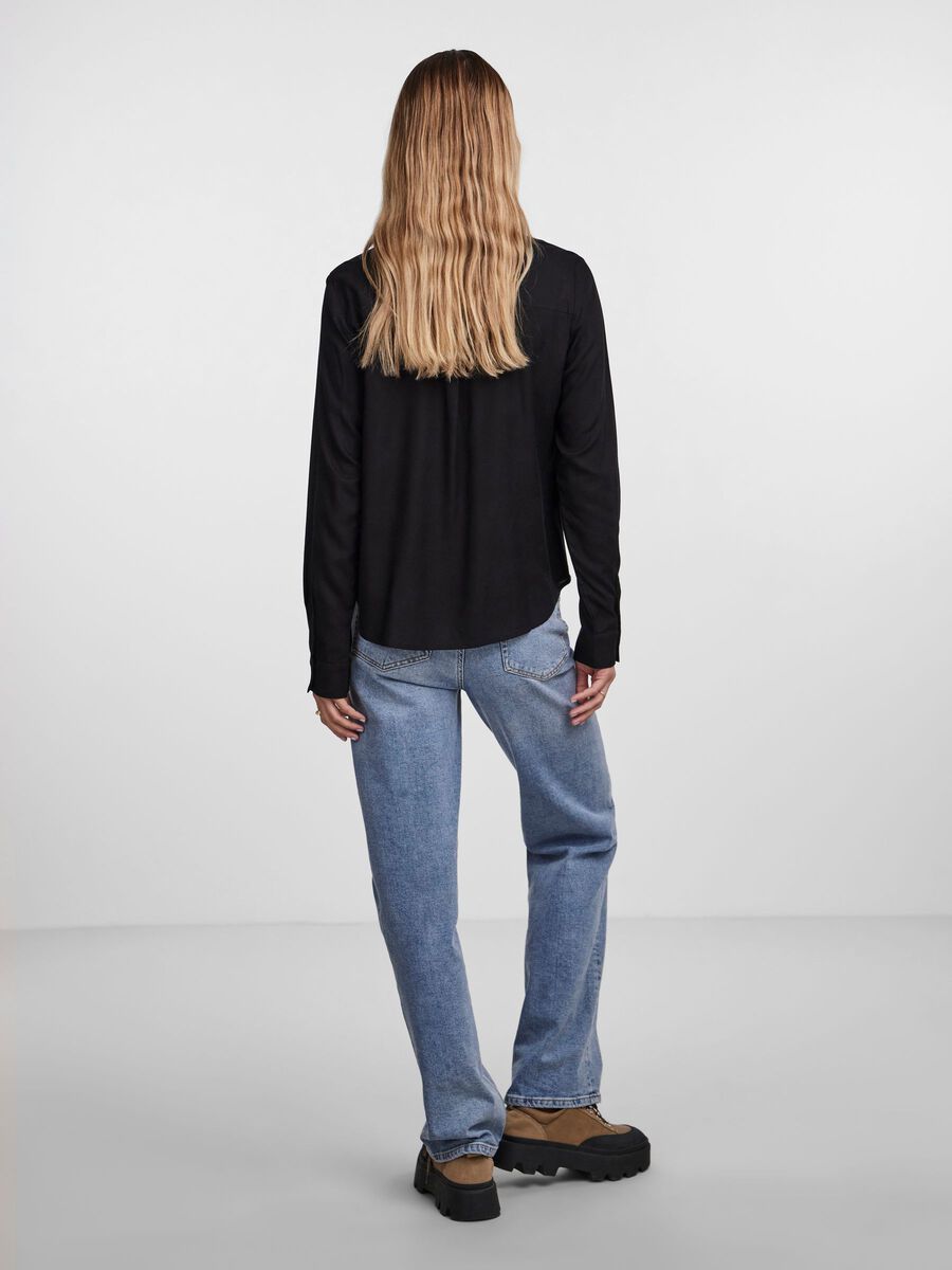 Carousel image - PCNOVA LONG SLEEVED SHIRT, Black | 2