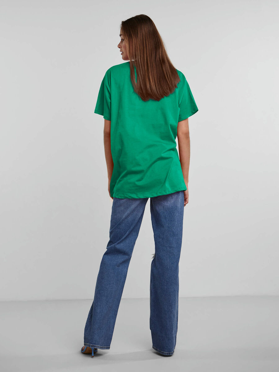 Pieces PCRINA T-SHIRT, Parakeet, highres - 17124532_Parakeet_004.jpg