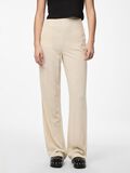 Pieces PCVINSTY  LINEN-BLEND TROUSERS, Oatmeal, highres - 17146434_Oatmeal_003.jpg