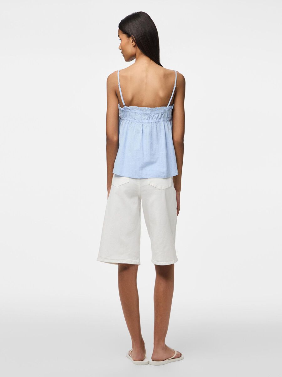 Pieces PCMUNA COTTON STRAP TOP, Cashmere Blue, highres - 17155201_CashmereBlue_004.jpg
